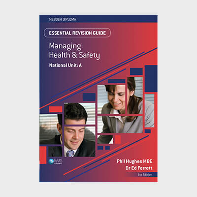 Image of a course picture, study guide, revision book, publication, icon or logo relating to an awarding body like NEBOSH, shown on the ACT Associates website.